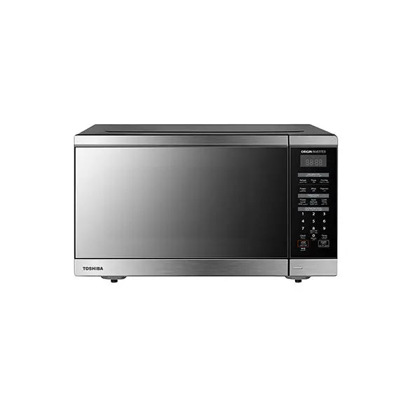 Toshiba Solo Microwave 45 Liter, 1200 Watt, Origin Inverter, Silver Mirror- ML3-EM45PFI(MB) Toshiba Solo Microwave 45 Liter, 1200 Watt, Origin Inverter, Silver Mirror- ML3-EM45PFI(MB)